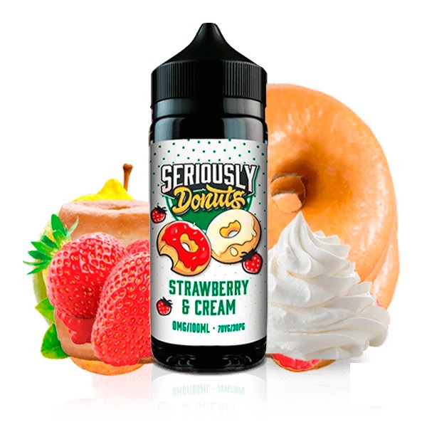 Seriously donuts strawberry and cream 100 ml