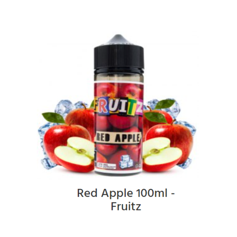 red apple, Fruitz 100 ml