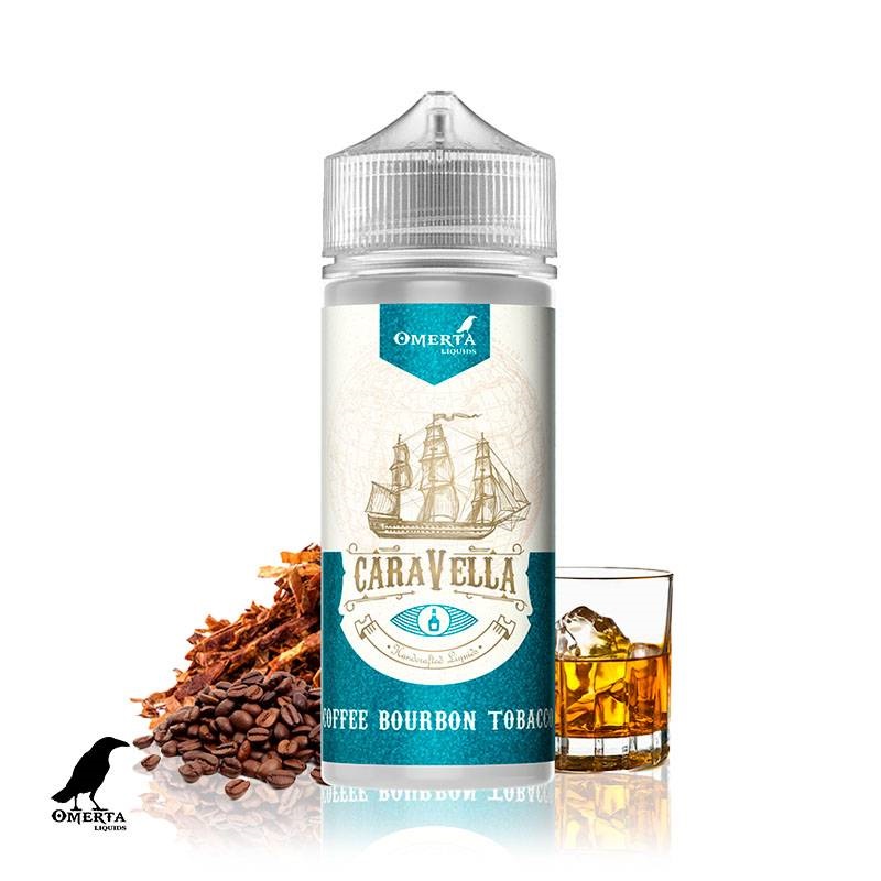 Caravella coffe bourbon tobacco 100 ml, omerta