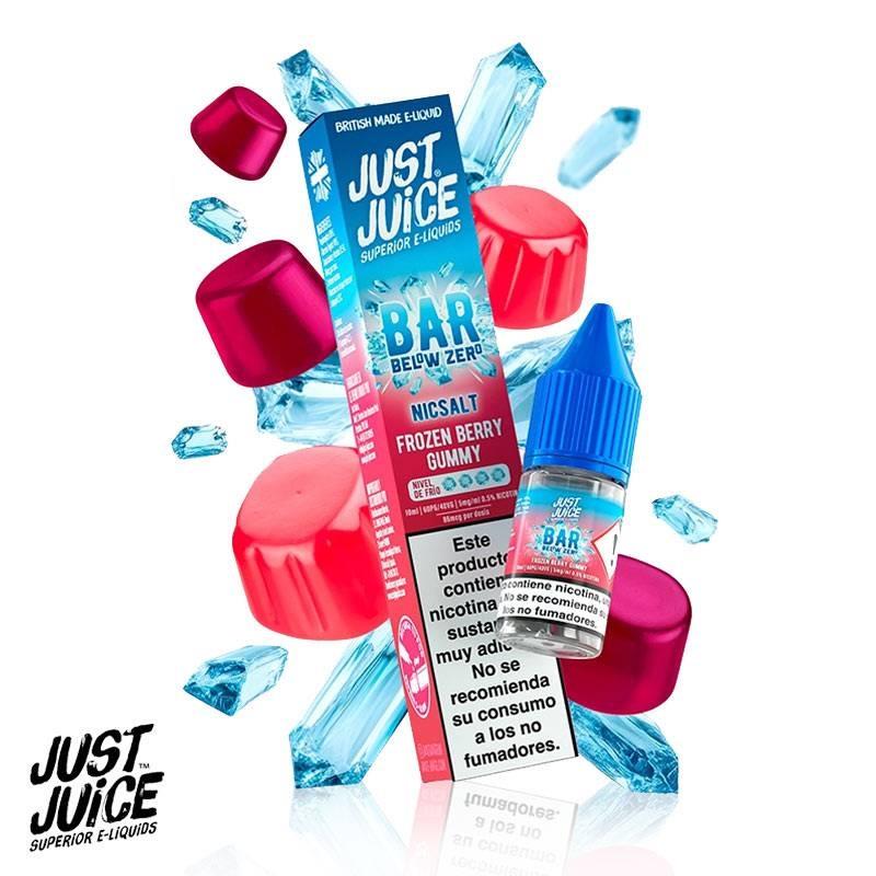Just Juice Bar below zero salt frozen berry gummy