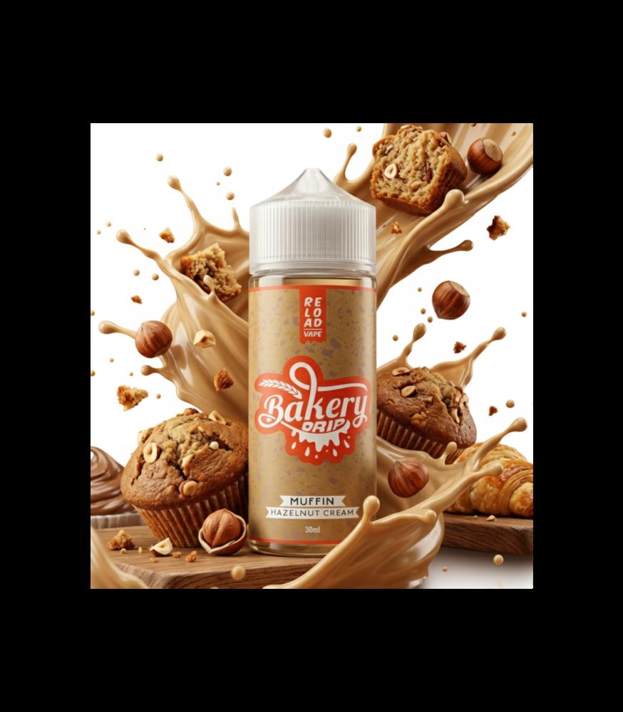 Reload bakery ddrip muffin hazelnut cream