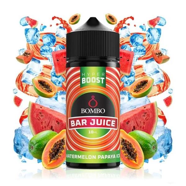 Watermelon papaya ice longfill bombo bar juice hyper boost