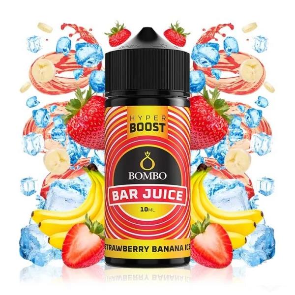 Strawberry banana ice longfill bombo bar juice hyper boost