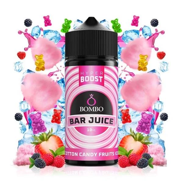Cotton candy fruits ice longfill bombo bar juice hyper boost
