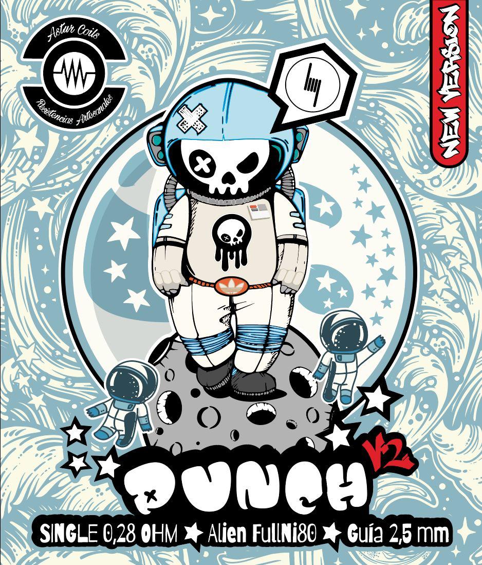 Punch v2 2.5mm edición dual, asturcoil (2 unidades)