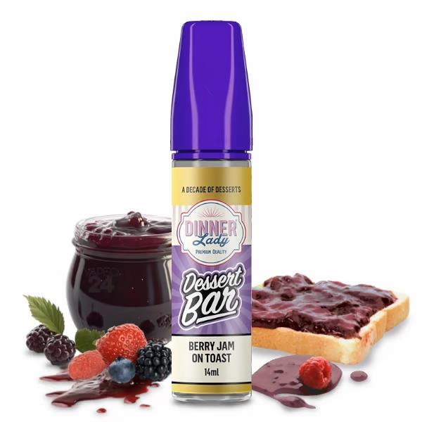 dinner lady dessert berry jam on toast