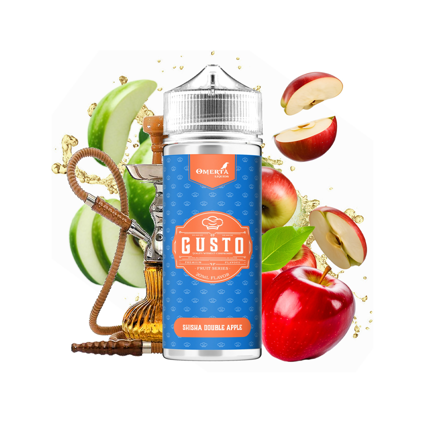 Shisha double apple gusto longfill omerta 20 ml