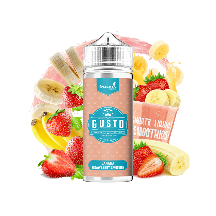 Banana strawberry smoothie gusto longfill omerta 20 ml
