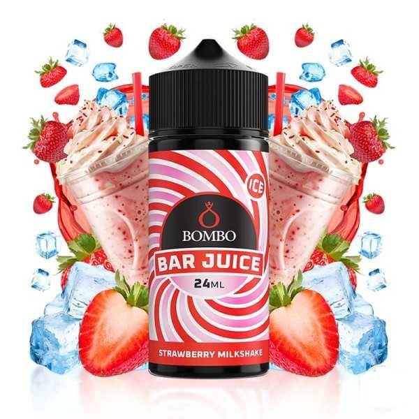 Strawberry milkshake ice longfill  - Bar Juice by Bombo 