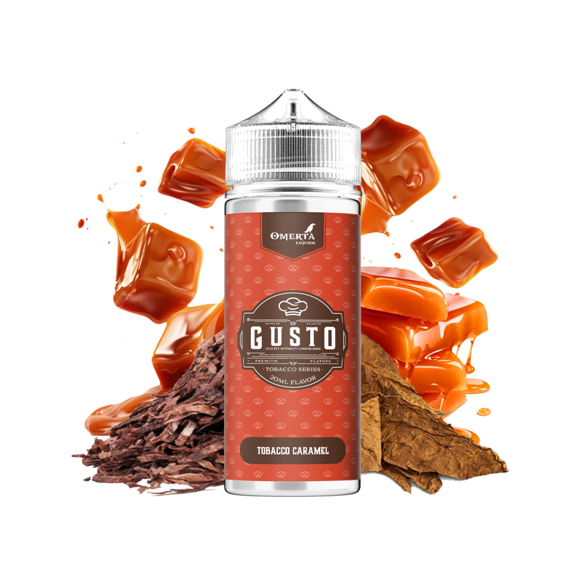 Tobacco caramel gusto longfill omerta 20 ml