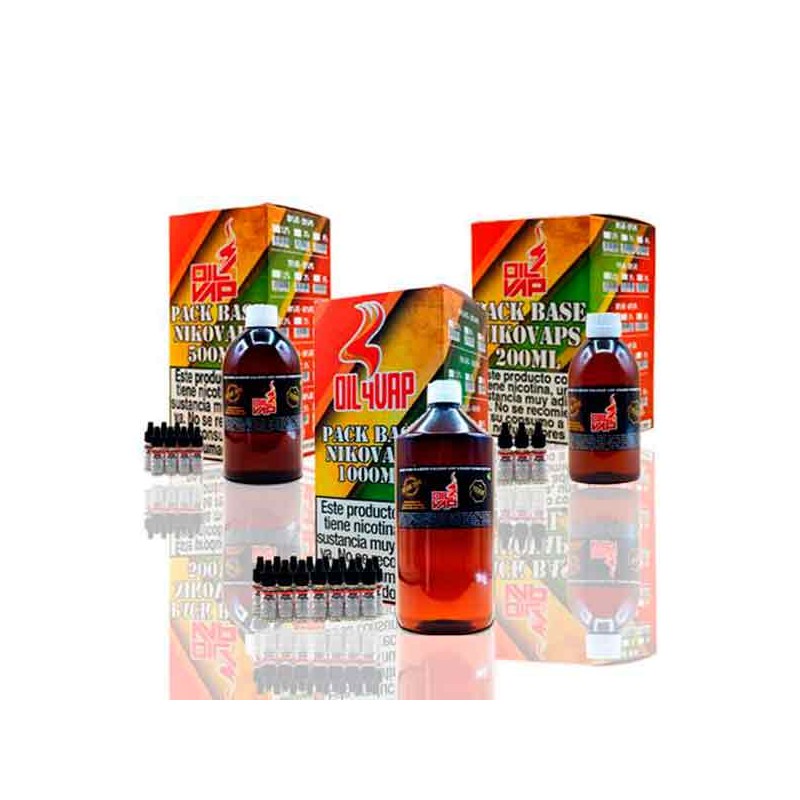 OIL4VAP PACK BASE NICOVAP 200ml  3 mg 50/50